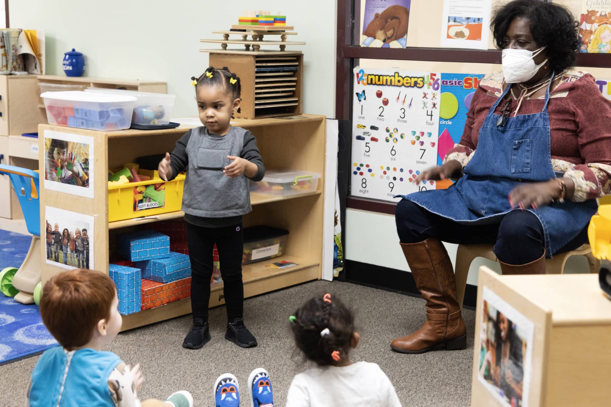 preschool room participating in LENA Grow