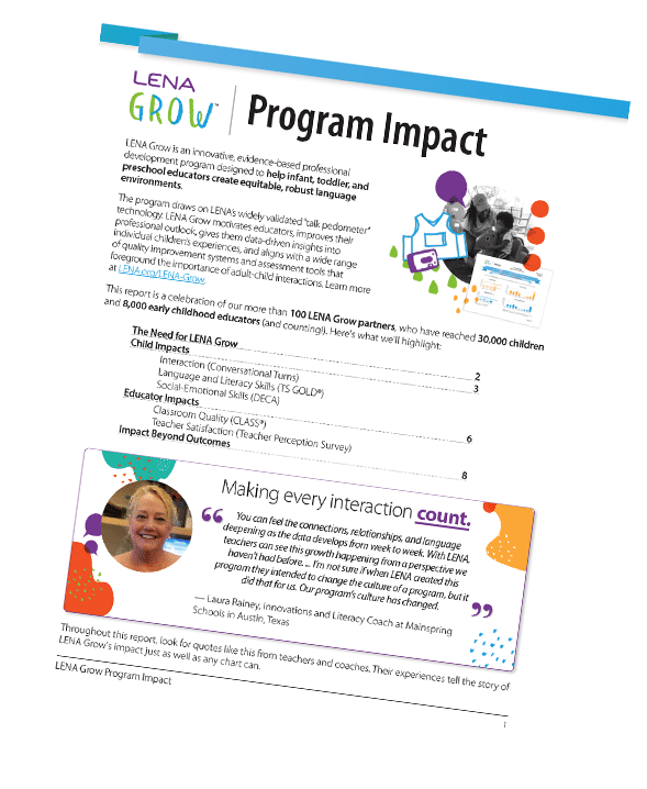 LENA Program Impact Report