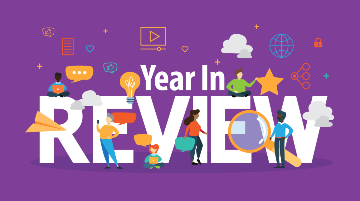 year in review decorative graphic