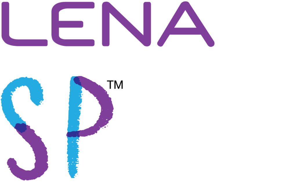 The words “LENA SP” in stylized purple and blue letters on a white background, with a small "TM" for trademark next to the "P".