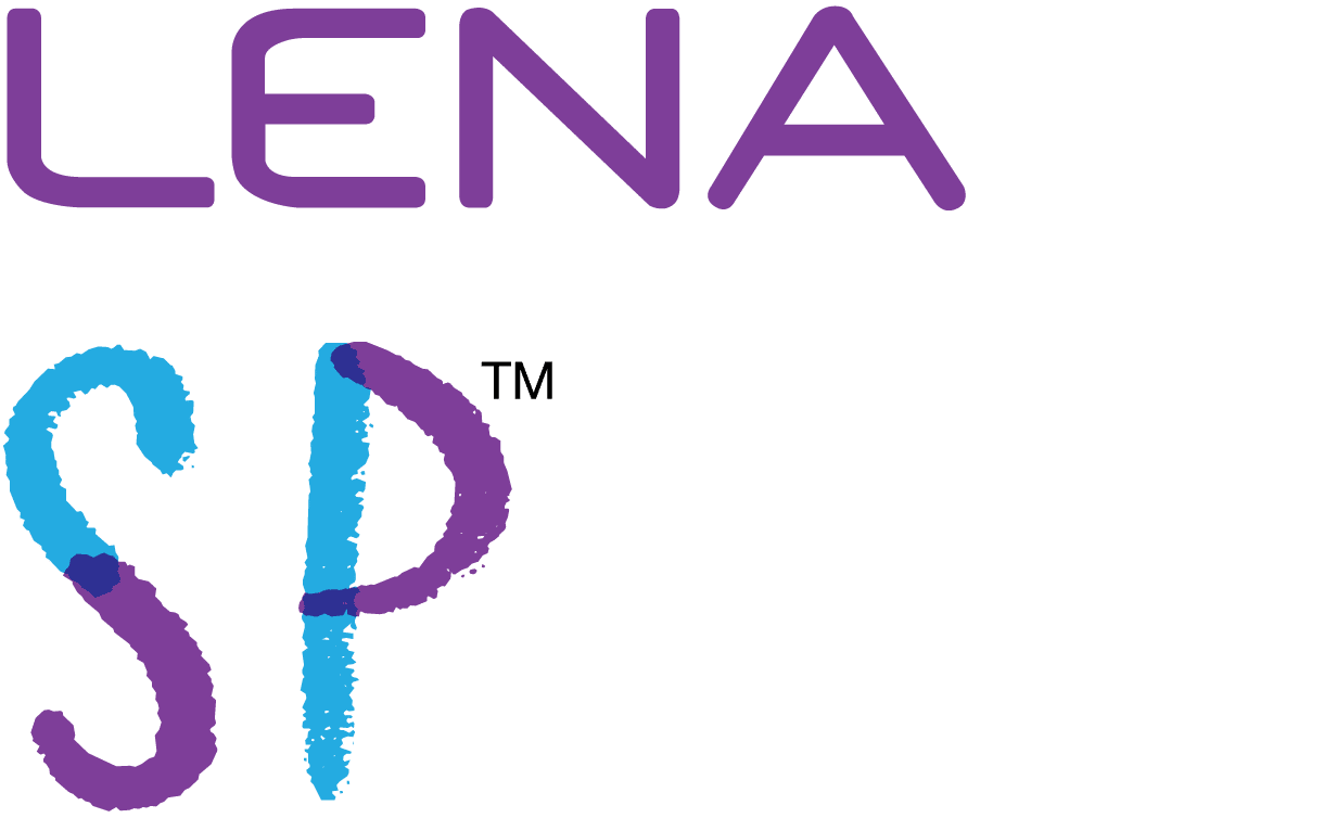 The words “LENA SP” in stylized purple and blue letters on a white background, with a small "TM" for trademark next to the "P".