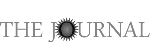 The logo for "The Journal" features the words in gray uppercase letters with a stylized sunburst design replacing the "O" in "JOURNAL.
