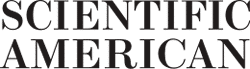 The logo for Scientific American, featuring the publication’s name in bold, uppercase black letters with “SCIENTIFIC” on top and “AMERICAN” beneath it.