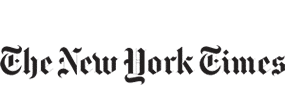The New York Times logo in black Gothic-style font on a white background.