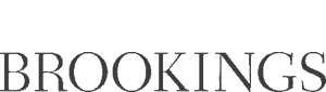 The word "BROOKINGS" is displayed in large, uppercase, serif black letters on a white background.