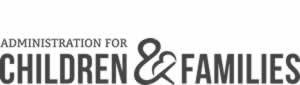 Logo for the Administration for Children & Families, featuring the organization’s name in bold, uppercase letters with an ampersand between "Children" and "Families.