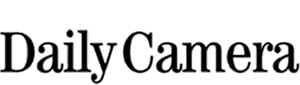 Black text on a white background reads "Daily Camera" in a serif font.