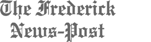 Logo of "The Frederick News-Post" in a gray, ornate Gothic-style font on a transparent background.
